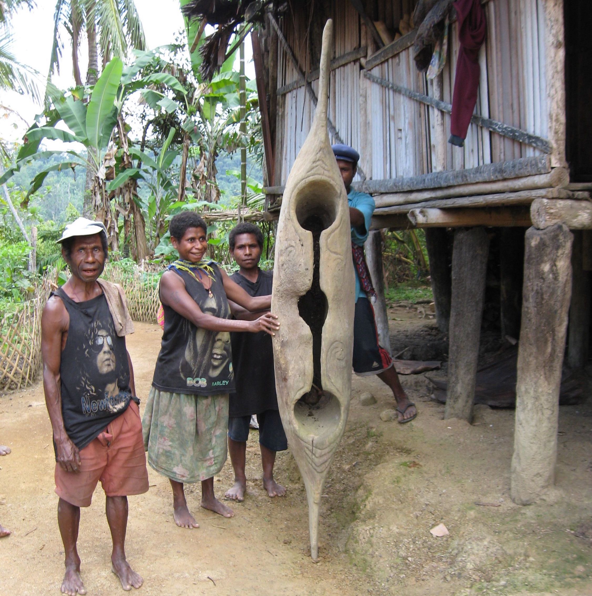 Rare West Sepik Slit Gong Drum, New Guinea Art, Oceanic Art, South Pacific Art, Tribal Art