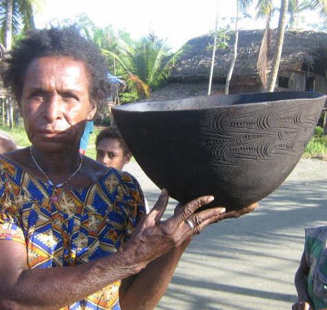 Field Collecting New Guinea Art-Sepik Coastal Clay Pot.