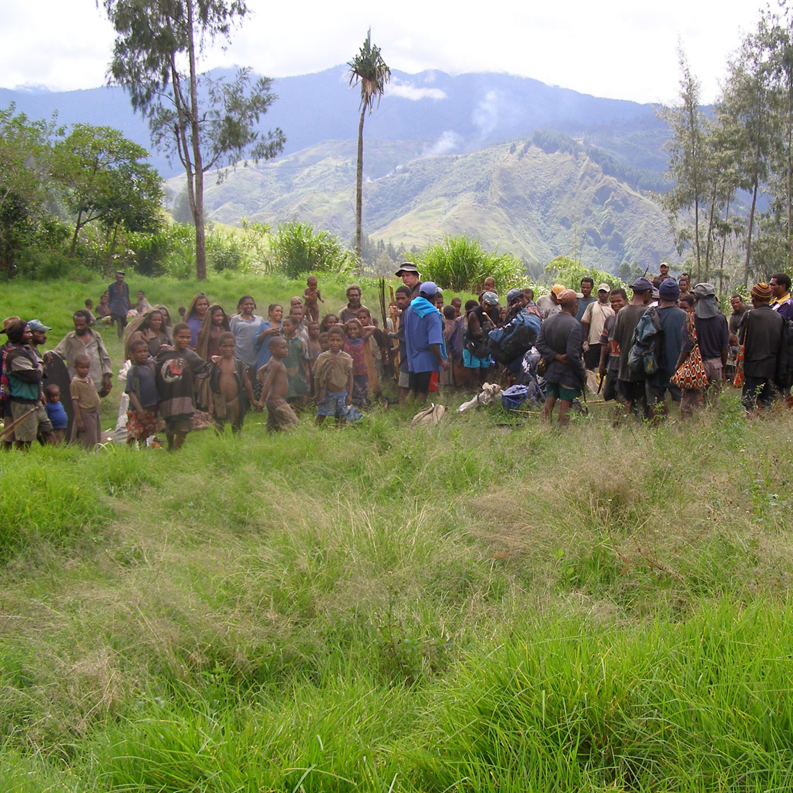 Field Collecting New Guinea Art, Finisterre Mountains, Morobe Province.
