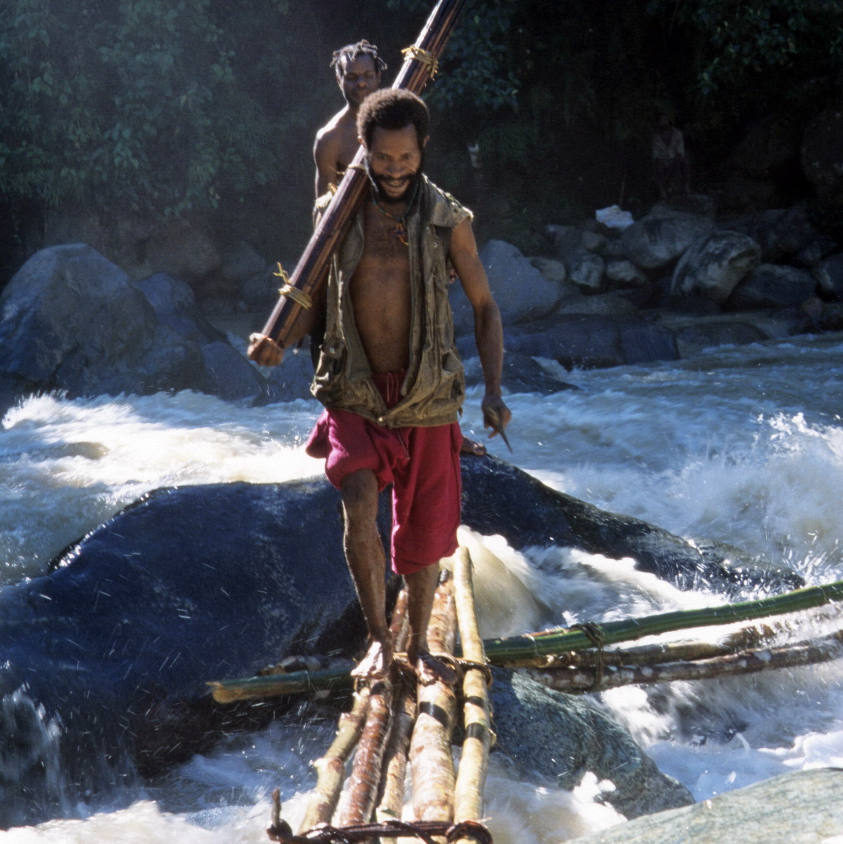 River Crossing, New Guinea Art, Oceanic Art, South Pacific Art, Tribal Art