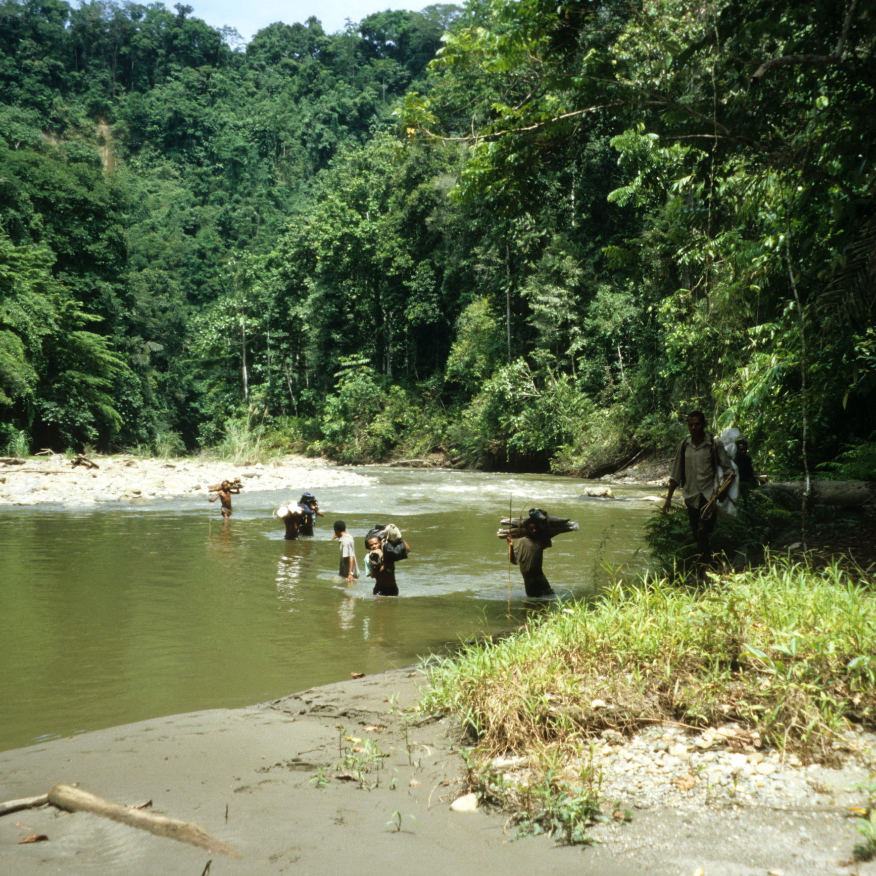 River Crossing West Sepik Province, New Guinea Art, Oceanic Art, Tribal Art, South Pacific Collecting