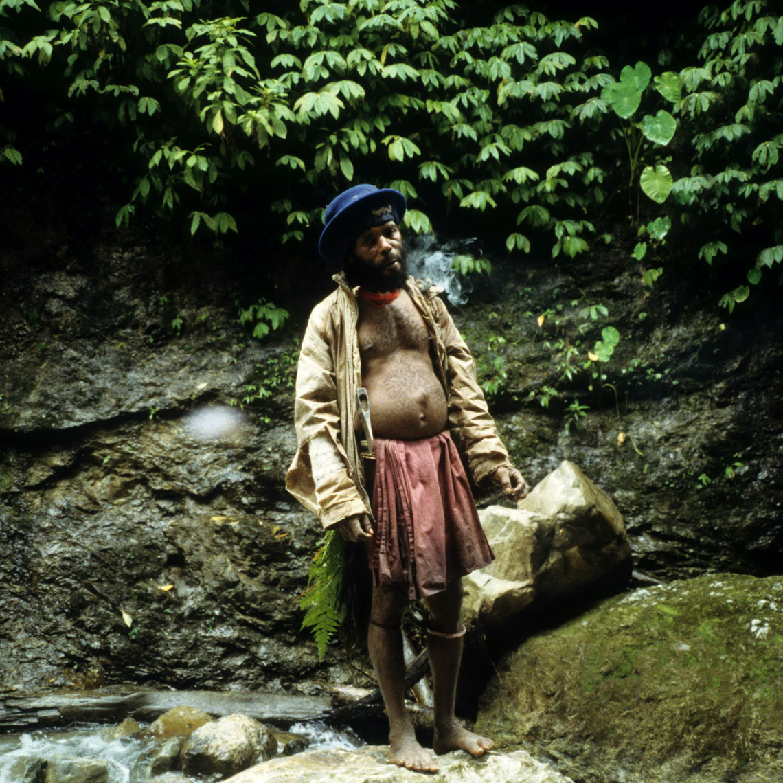 Manyamya Man Smoking Cigarette, On the Hunt for New Guinea Art