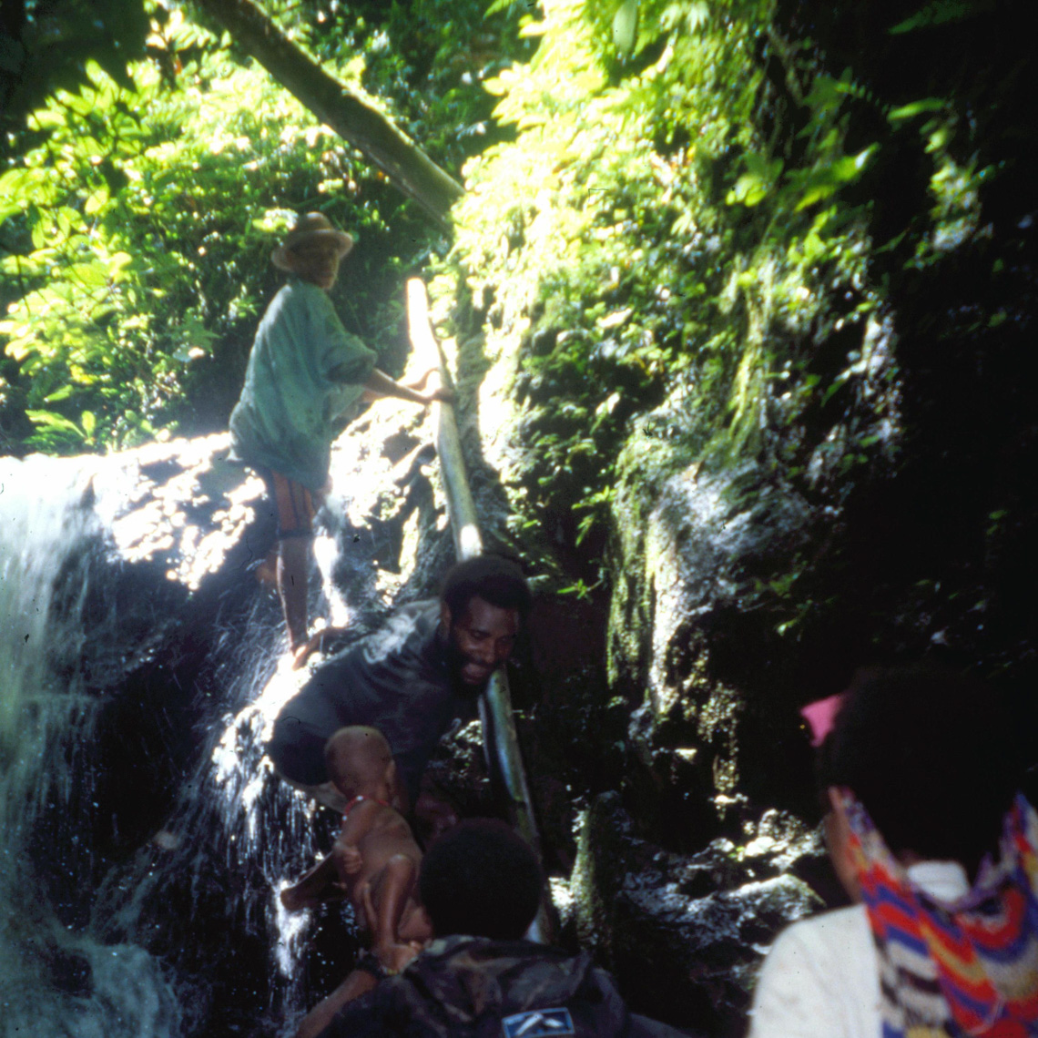 Up a Waterfall, Long Field Collecting Trip for West Sepik Tribal Art
