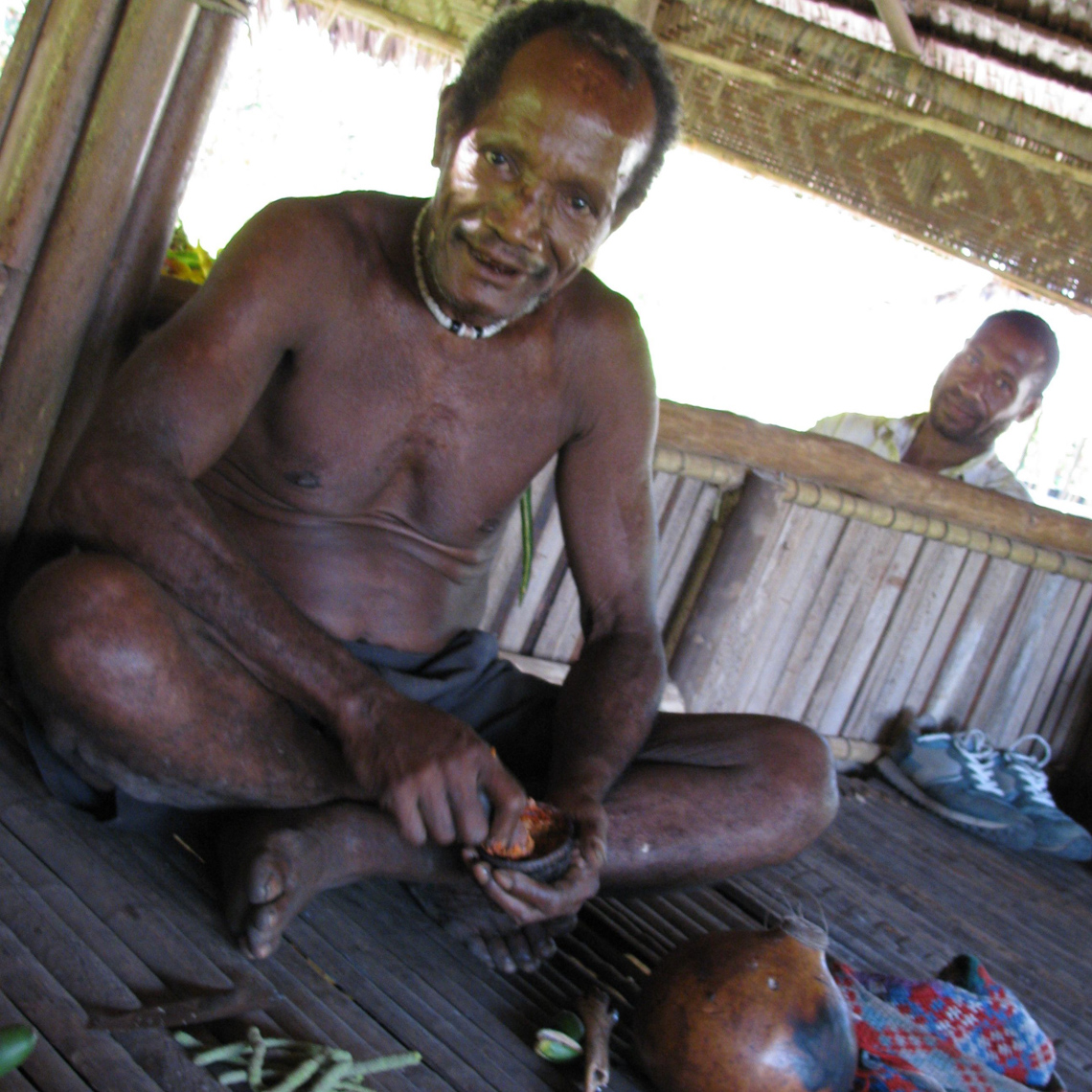 Collingwood Bay Man Chewing Betel Nut, Oceanic Art in Context